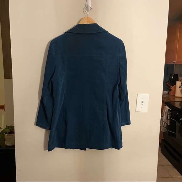 Coldwater Creek Blue Jacket, Sz 10 - Picture 3 of 3